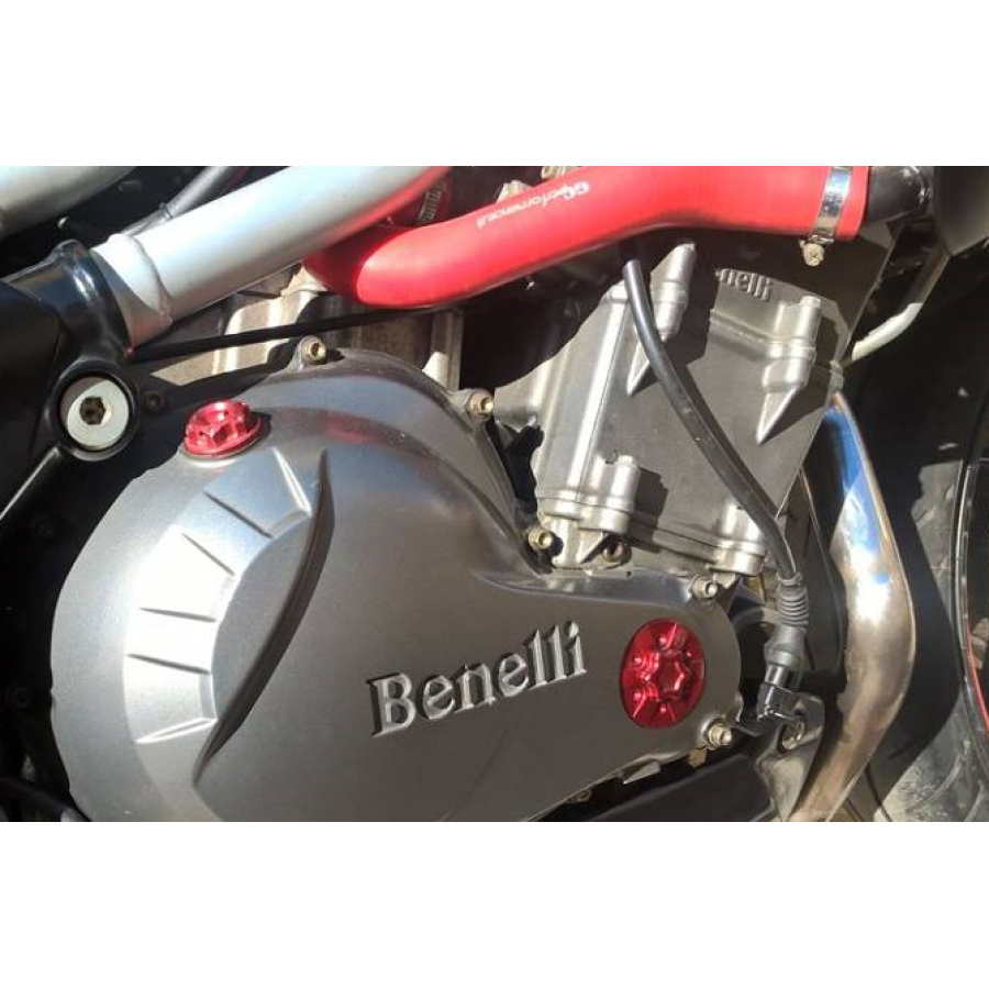 ΤΑΠΑ ΛΑΔΙΟΥ EVOTECH ΓΙΑ BENELLI  - Ασημί