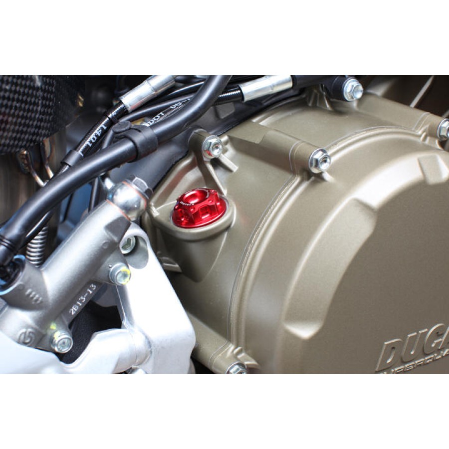 ΤΑΠΑ ΛΑΔΙΟΥ EVOTECH ΓΙΑ DUCATI  - Χρυσό