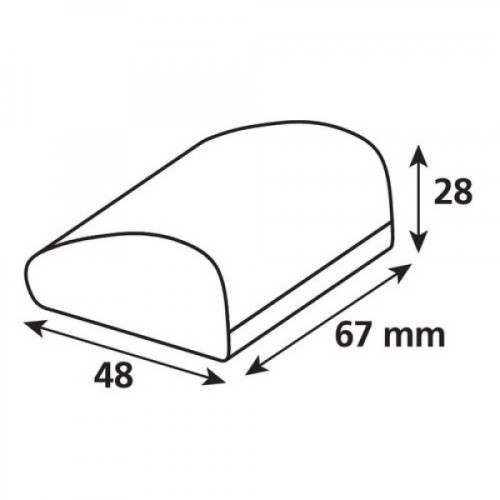 ΘΗΚΗ ΜΙΚΡΟΠΡΑΓΜΑΤΩΝ TELEPASS  LAMPA OPTILINE HARD CASE ΜΟΤΟ 2018+ 67X48X28MM (ΧΩΡΙΣ ΒΑΣΗ)