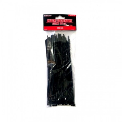 ΔΕΜΑΤΙΚΑ/ΔΕΤΙΚΑ ΚΑΛΩΔΙΩΝ TIRE UP 4,8 X 380 mm (ΜΑΥΡΟ) - 100 ΤΕΜ.