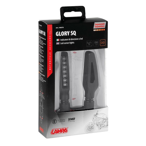 ΦΛΑΣ ΜΟΤΟ LAMPA GLORY SQ SMD LED 12V  98X36MM
