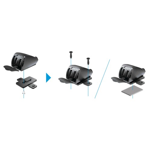 ΦΟΡΤΙΣΤΗΣ USB ΔΙΠΛΟΣ LAMPA TREK 2 12/24V 5400MA ΜΕ ΒΑΣΗ ΣΤΗΡΙΞΗΣ ΒΙΔΩΤΗ & ΚΑΛΩΔΙΟ 150CM ΑΔΙΑΒΡΟΧΟΣ