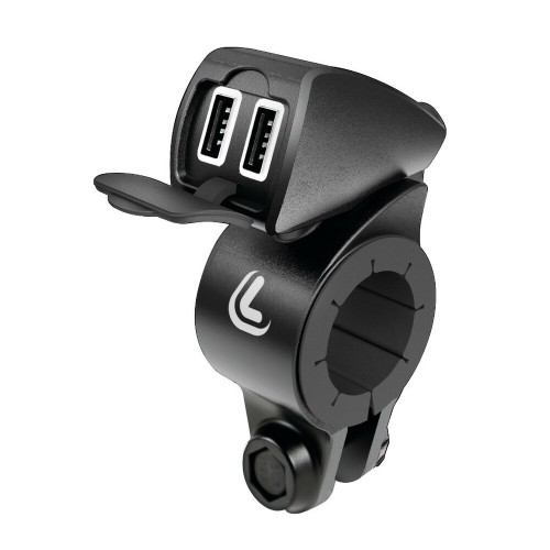 ΦΟΡΤΙΣΤΗΣ USB ΔΙΠΛΟΣ LAMPA TREK 12/24V 5400MA ΜΕ ΒΑΣΗ ΣΤΗΡΙΞΗΣ ΤΙΜΟΝΙΟΥ 21>32MM & ΚΑΛΩΔΙΟ 150CM ΑΔΙΑΒΡΟΧΟΣ