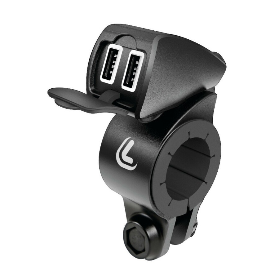 ΦΟΡΤΙΣΤΗΣ USB ΔΙΠΛΟΣ LAMPA TREK 12/24V 5400MA ΜΕ ΒΑΣΗ ΣΤΗΡΙΞΗΣ ΤΙΜΟΝΙΟΥ 21>32MM & ΚΑΛΩΔΙΟ 150CM ΑΔΙΑΒΡΟΧΟΣ