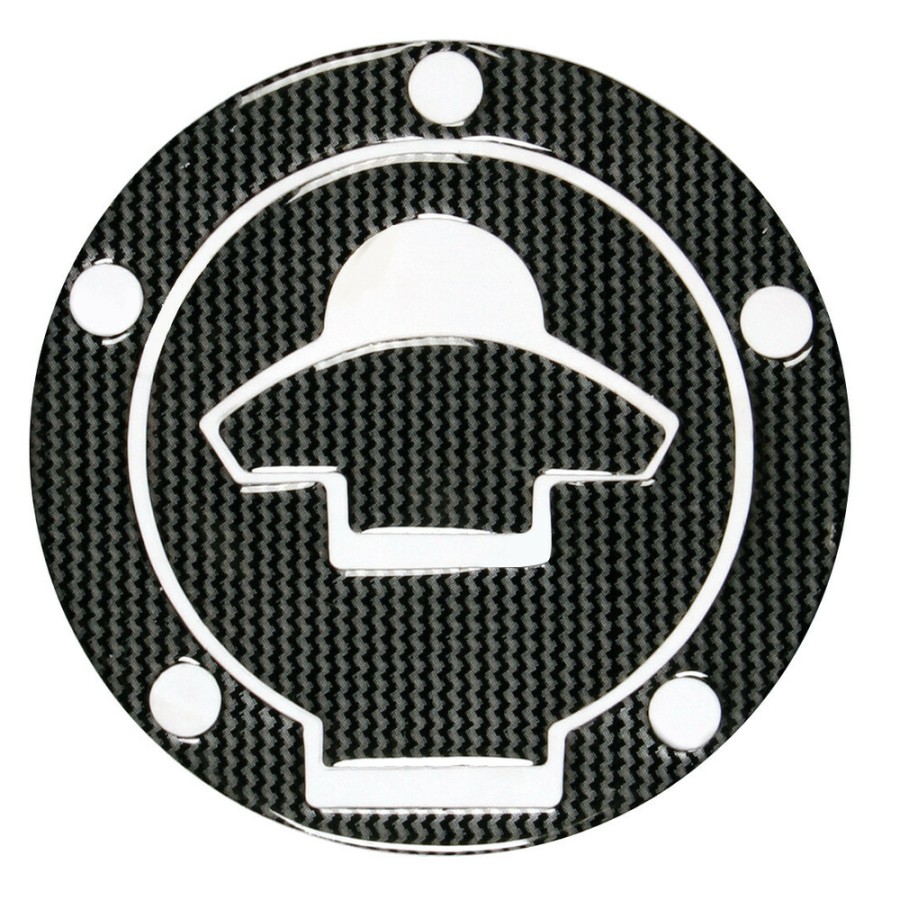 ΑΥΤΟΚΟΛΛΗΤΟ ΤΑΠΑΣ ΒΕΝΖΙΝΗΣ CARBON LAMPA ΓΙΑ DUCATI (5 ΤΡΥΠΕΣ)