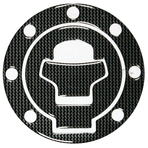 ΑΥΤΟΚΟΛΛΗΤΟ ΤΑΠΑΣ ΒΕΝΖΙΝΗΣ CARBON LAMPA ΓΙΑ SUZUKI  (7 ΤΡΥΠΕΣ)