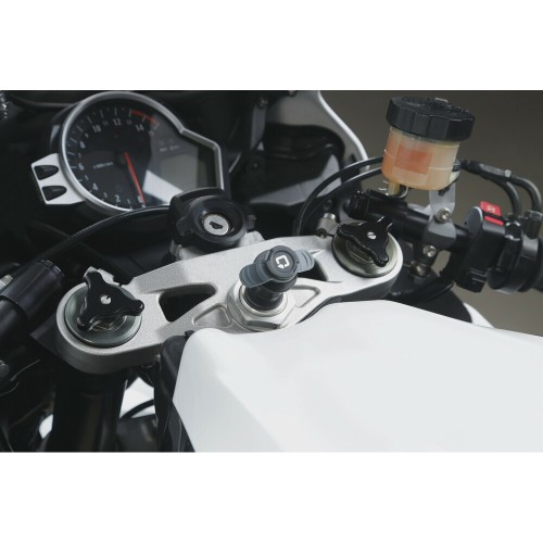 ΒΑΣΗ ΣΤΗΡΙΞΗΣ ΚΙΝΗΤΟΥ MOTO ΜΕΤΑΛΛΙΚΗ STEM ΓΙΑ ΤΙΜΟΝΙ ΜΕ 3 ΑΝΤΑΠΤΟΡΕΣ ( 10 - 25 MM) LAMPA OPTILINE TITAN SERIES - 1 TEM
