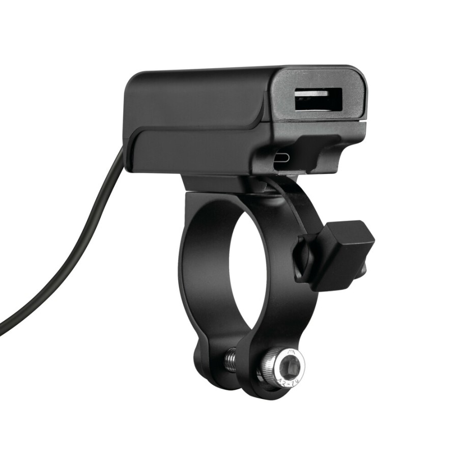 ΦΟΡΤΙΣΤΗΣ USB TYPE A+C (2 ΘΥΡΕΣ) ΜΕ ΒΑΣΗ ΣΤΗΡΙΞΗΣ ΤΙΜΟΝΙΟΥ ΑΔΙΑΒΡΟΧΟΣ MOTO 12V 18W 22-32MM TREK X LAMPA OPTILINE - 1 ΤΕΜ.