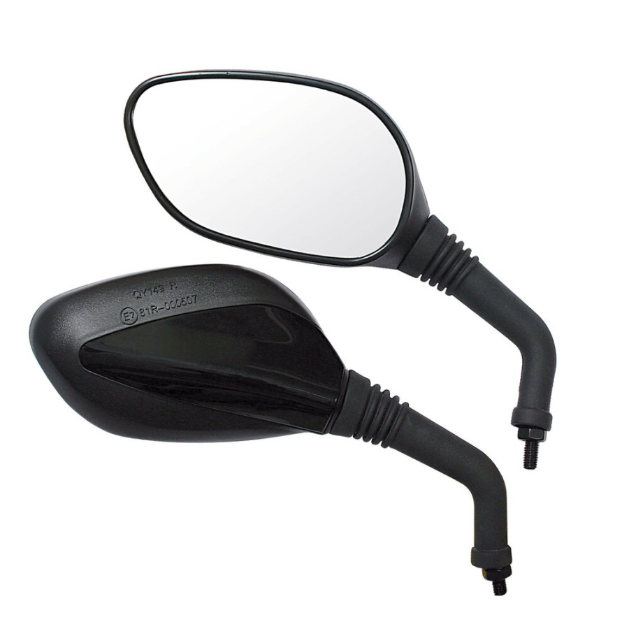 ΚΑΘΡΕΦΤΕΣ ΜΟΤΟ LAMPA HORIZON M8X1,25 ΜΑΥΡΟΙ 2ΤΕΜ.
