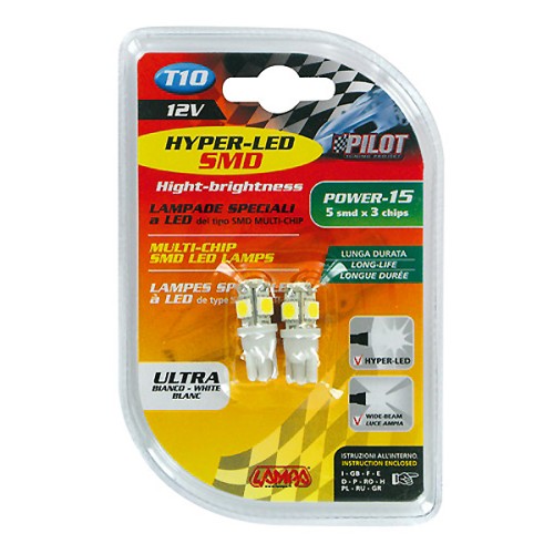 Τ10 HYPER-LED ΨΕΙΡΑ ΔΙΑΘΛΑΣΗΣ ΛΕΥΚΟ ΦΩΣ LAMPA 10x29χιλ