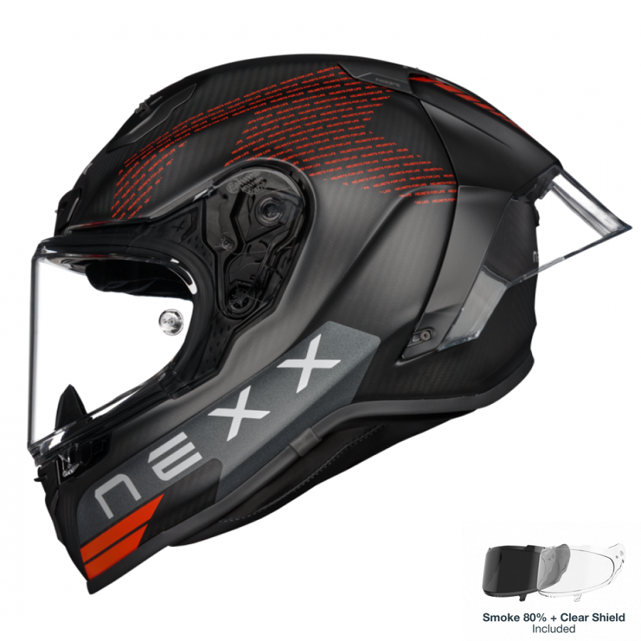 ΚΡΑΝΟΣ NEXX X.R3R PRO FIM EVO CARBON BLACK MATT  (CARBON FIBER)