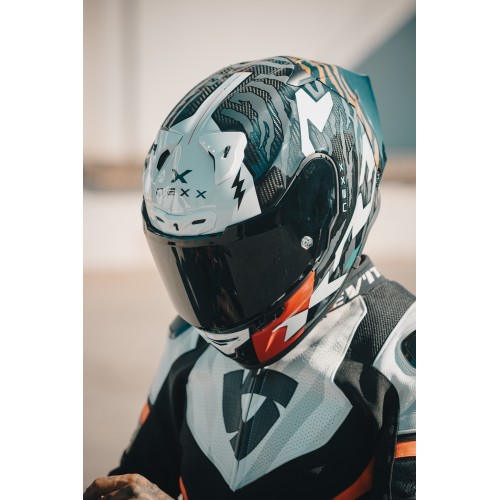 ΚΡΑΝΟΣ NEXX X.R3R ZIGER GREY / GOLD (CARBON FIBER)
