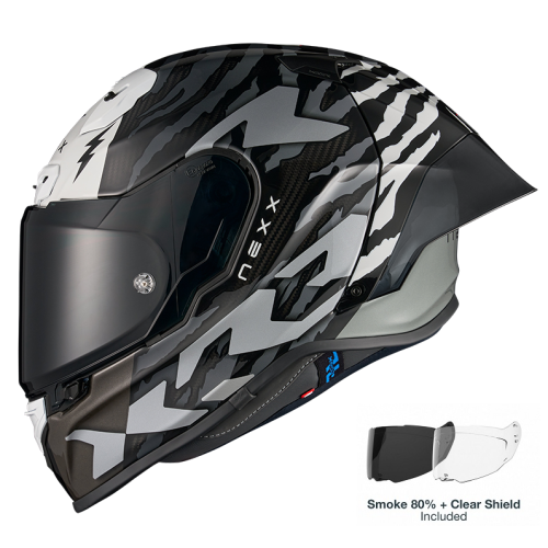 ΚΡΑΝΟΣ NEXX X.R3R ZIGER BLACK / GREY (CARBON FIBER)