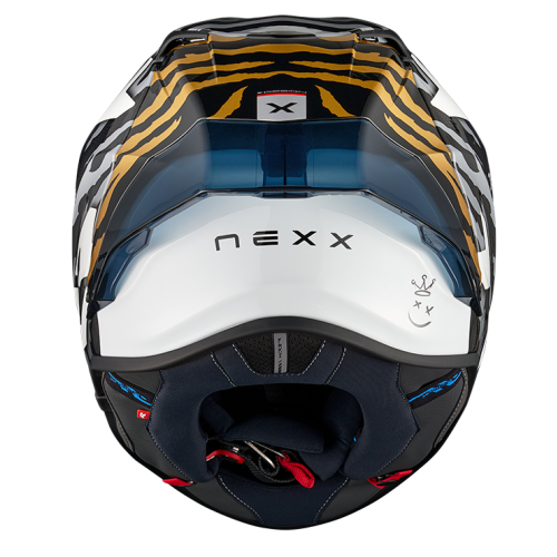 ΚΡΑΝΟΣ NEXX X.R3R ZIGER GREY / GOLD (CARBON FIBER)