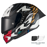 ΚΡΑΝΟΣ NEXX X.R3R ZIGER GREY / GOLD (CARBON FIBER)