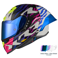 ΚΡΑΝΟΣ NEXX X.R3R ZIGER PURPLE / BLUE (CARBON FIBER)