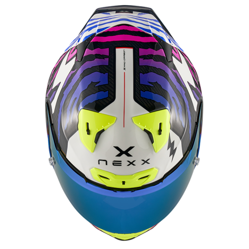 ΚΡΑΝΟΣ NEXX X.R3R ZIGER PURPLE / BLUE (CARBON FIBER)