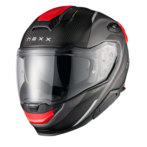ΚΡΑΝΟΣ NEXX X.TR RUSH BLACK / RED MATT (CARBON FIBER)