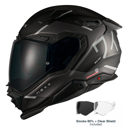 ΚΡΑΝΟΣ NEXX X.WST3 MANGA GREY / BLACK MATT (CARBON FIBER)