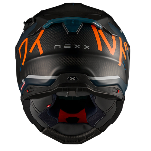 ΚΡΑΝΟΣ NEXX X.WST3 MANGA ORANGE / BLUE MATT (CARBON FIBER)