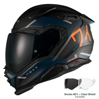 ΚΡΑΝΟΣ NEXX X.WST3 MANGA ORANGE / BLUE MATT (CARBON FIBER)