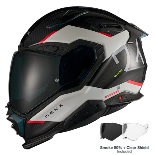 ΚΡΑΝΟΣ NEXX X.WST3 MANGA WHITE / RED (CARBON FIBER)