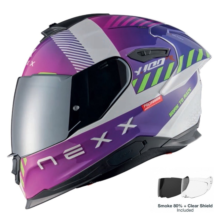 ΚΡΑΝΟΣ NEXX Y.100R FADE PURPLE / WHITE