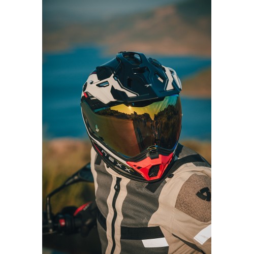 ΚΡΑΝΟΣ NEXX X.RALLY RAID WHITE / RED (CARBON FIBER)