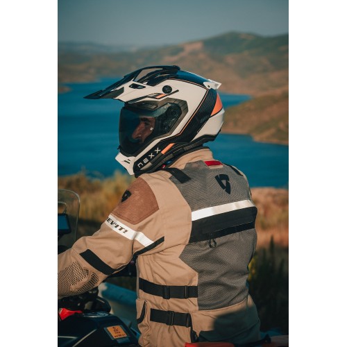 ΚΡΑΝΟΣ NEXX X.RALLY RAID WHITE / ORANGE (CARBON FIBER)