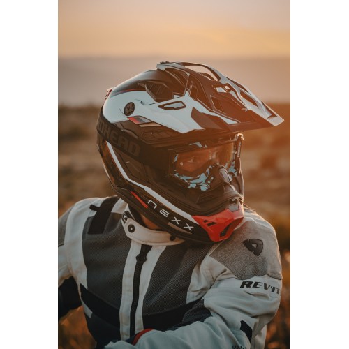 ΚΡΑΝΟΣ NEXX X.RALLY RAID WHITE / RED (CARBON FIBER)