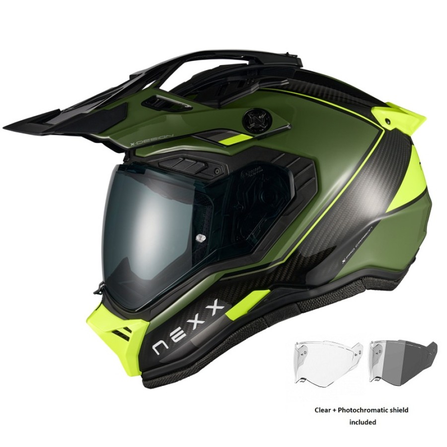 ΚΡΑΝΟΣ NEXX X.RALLY RAID GREEN / NEON (CARBON FIBER)