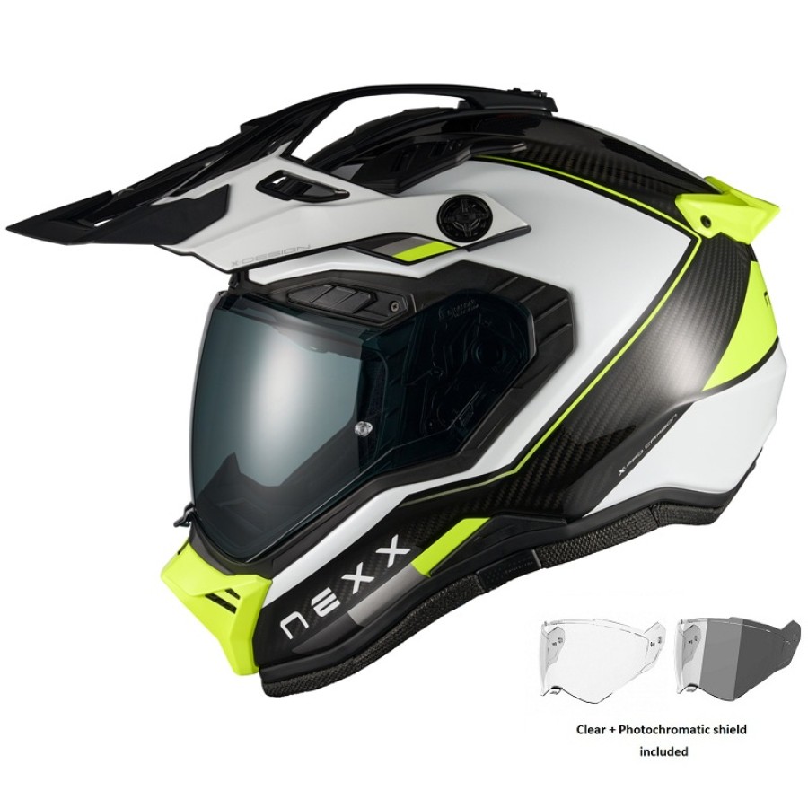 ΚΡΑΝΟΣ NEXX X.RALLY RAID WHITE / ΝΕΟΝ (CARBON FIBER)