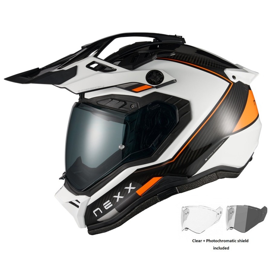 ΚΡΑΝΟΣ NEXX X.RALLY RAID WHITE / ORANGE (CARBON FIBER)
