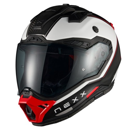 ΚΡΑΝΟΣ NEXX X.RALLY RAID WHITE / RED (CARBON FIBER)