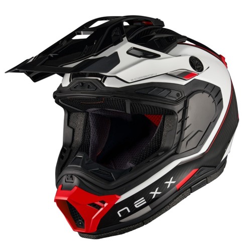 ΚΡΑΝΟΣ NEXX X.RALLY RAID WHITE / RED (CARBON FIBER)