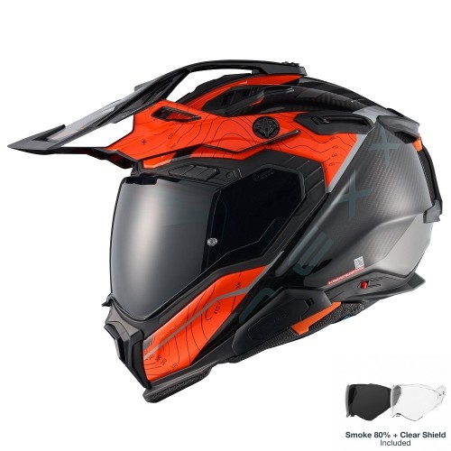 ΚΡΑΝΟΣ NEXX X.WED 3 FURKA ORANGE / GREY (CARBON FIBER)