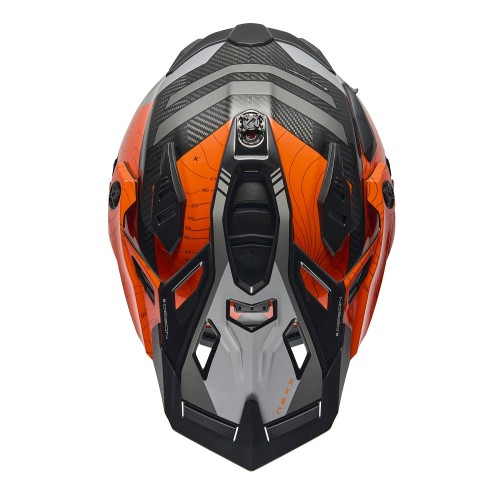 ΚΡΑΝΟΣ NEXX X.WED 3 FURKA ORANGE / GREY (CARBON FIBER)