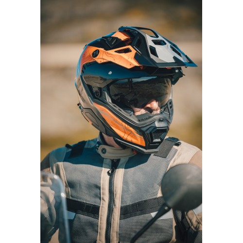 ΚΡΑΝΟΣ NEXX X.WED 3 FURKA ORANGE / GREY (CARBON FIBER)