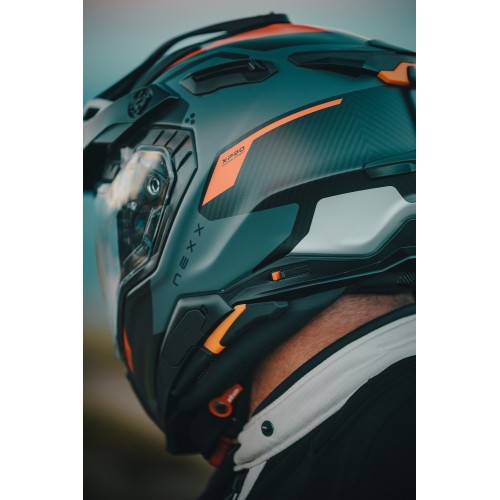ΚΡΑΝΟΣ NEXX X.WED 3 KEYO GREY / RED MATT (CARBON FIBER)