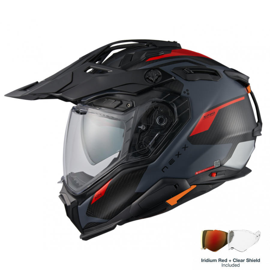 ΚΡΑΝΟΣ NEXX X.WED 3 KEYO GREY / RED MATT (CARBON FIBER)