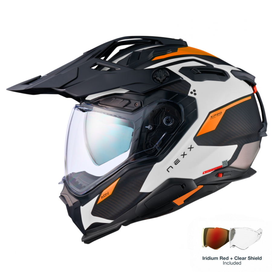 ΚΡΑΝΟΣ NEXX X.WED 3 KEYO WHITE / ORANGE MATT (CARBON FIBER)