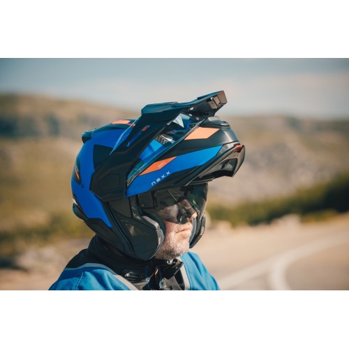 ΚΡΑΝΟΣ NEXX X.LIFECOUNTRY TERRA BLUE / RED MATT (CARBON FIBER)