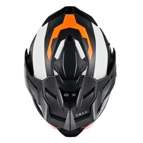 ΚΡΑΝΟΣ NEXX X.LIFECOUNTRY TERRA WHITE / ORANGE MATT (CARBON FIBER)