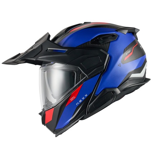 ΚΡΑΝΟΣ NEXX X.LIFECOUNTRY TERRA BLUE / RED MATT (CARBON FIBER)