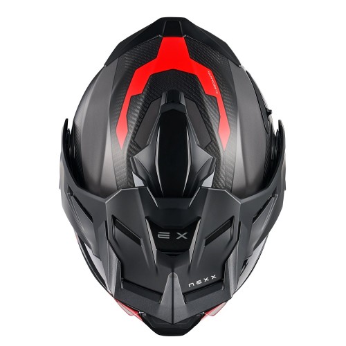 ΚΡΑΝΟΣ NEXX X.LIFECOUNTRY TERRA GREY / RED MATT (CARBON FIBER)
