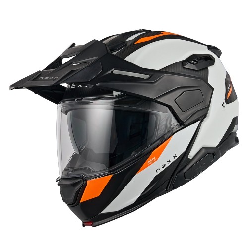 ΚΡΑΝΟΣ NEXX X.LIFECOUNTRY TERRA WHITE / ORANGE MATT (CARBON FIBER)