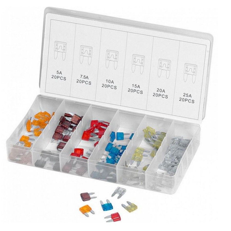 ΑΣΦΑΛΕΙΕΣ MINI HI-Q TOOLS (ΣΕΤ 120 ΤΕΜΑΧΙΩΝ)