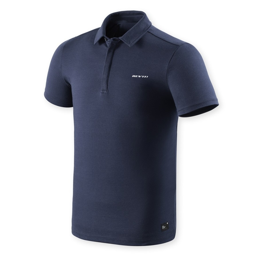 ΜΠΛΟΥΖΑ ΑΝΔΡΙΚΗ POLO REV'IT WYATT ΣΚΟΥΡΟ ΜΠΛΕ