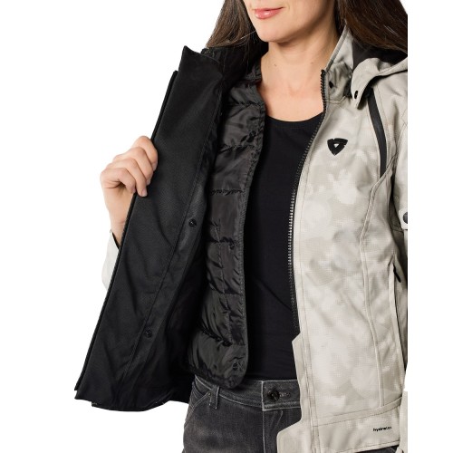 ΜΠΟΥΦΑΝ REV'IT FLARE 3 LADIES H20 CAMO ΓΚΡΙ / ΑΣΠΡΟ