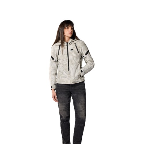 ΜΠΟΥΦΑΝ REV'IT FLARE 3 LADIES H20 CAMO ΓΚΡΙ / ΑΣΠΡΟ